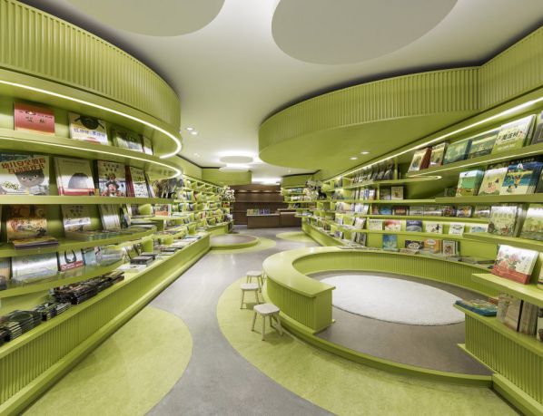 書店辦公室裝修設(shè)計下的閱讀凈土